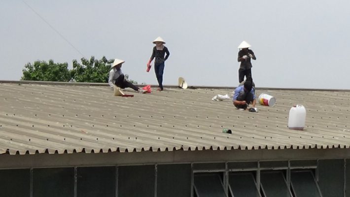 Thợ chống dột mái tôn tại Củ Chi