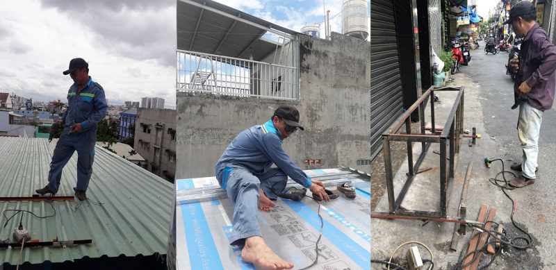 Thợ sơn sửa cửa sắt tại quận Gò Vấp