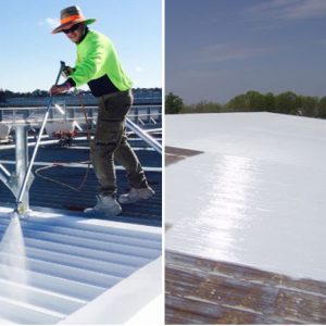 Thợ sơn chống nóng mái tôn tại Quận 10