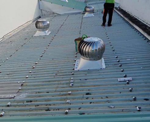 Lắp đặt quả cầu hút nhiệt tại quận Gò Vấp