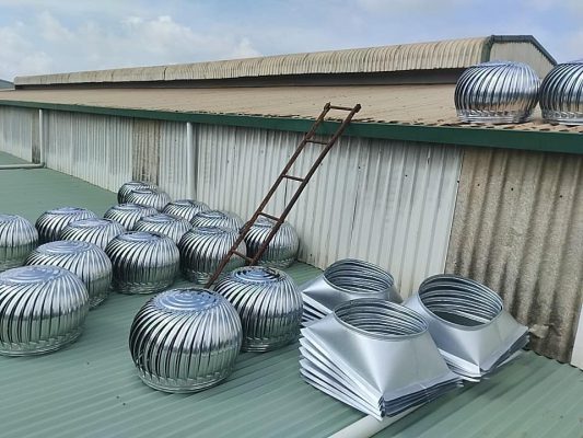 Lắp đặt quả cầu hút nhiệt tại Quận 10