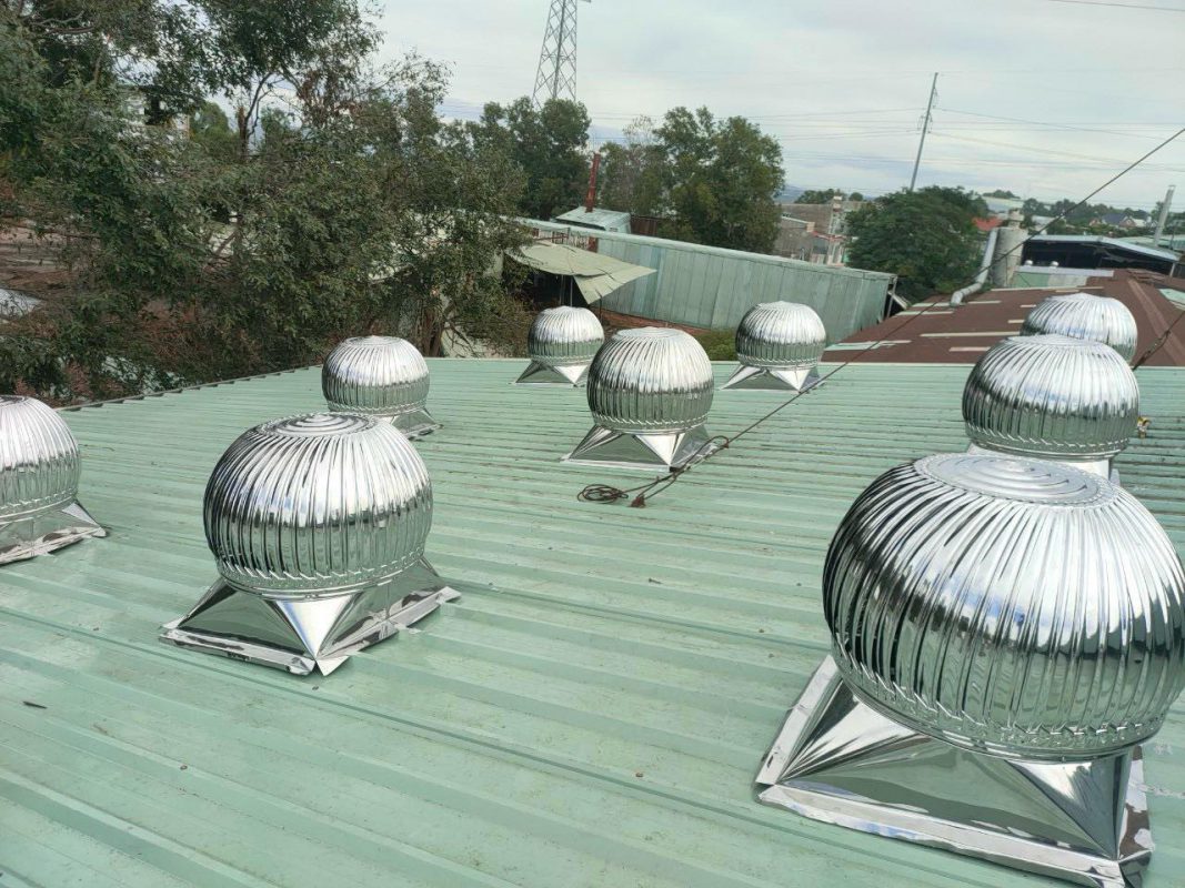 Lắp đặt quả cầu hút nhiệt tại TP.HCM