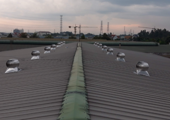 Lắp đặt quả cầu hút nhiệt tại Quận 3