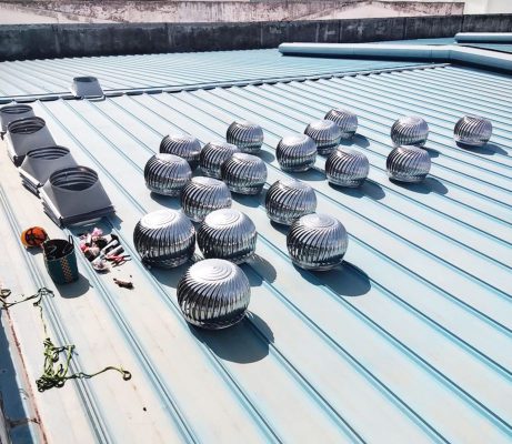 Lắp đặt quả cầu hút nhiệt tại Quận Tân Phú