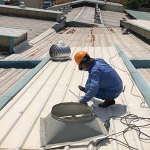 Lắp đặt quả cầu hút nhiệt tại Quận 9