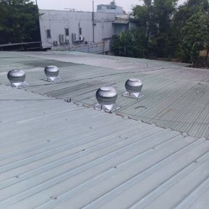 Lắp đặt quả cầu hút nhiệt tại Quận 3