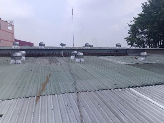 Lắp đặt quả cầu hút nhiệt tại Quận 1